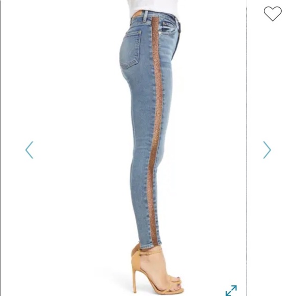 24. 7 For All Mankind High Waist Gwenevere Jeans - Picture 4 of 16